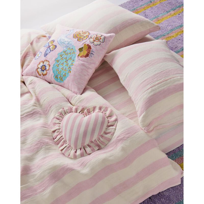 Kip&Co Candy Stripe Linen European Pillowcases 2P Set image number 1